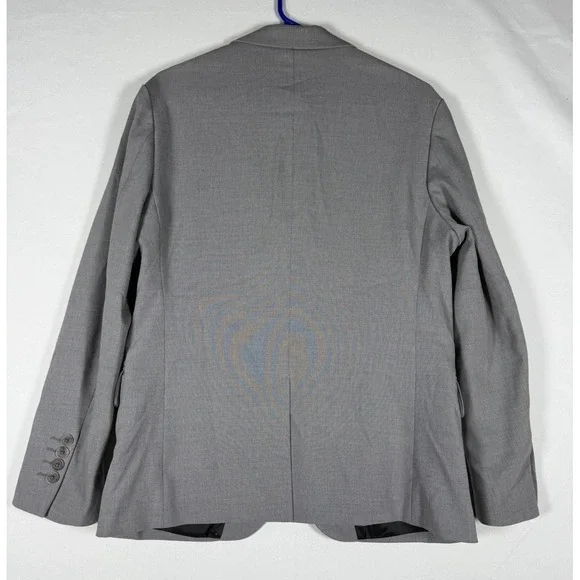 Bluffworks Sport Coat Mens 38S Gray Presidio Blazer Performance Slim Fit Travel